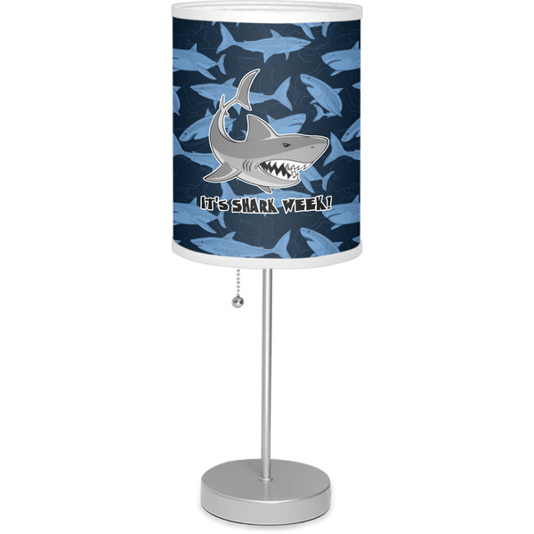 Custom Sharks Lamp with Drum Shade (Personalized)