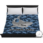 Sharks Duvet Cover - King w/ Name or Text