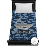 Sharks Duvet Cover - Twin w/ Name or Text
