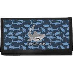 Sharks Canvas Checkbook Cover w/ Name or Text