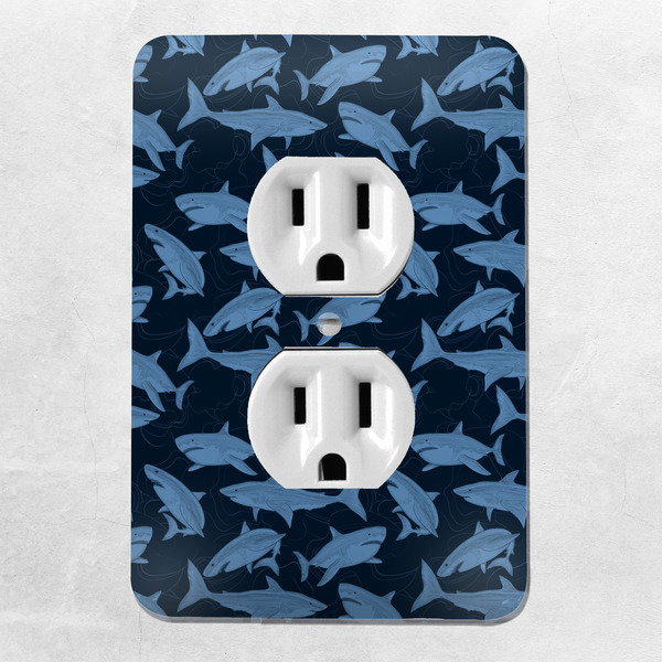 Sharks Electric Outlet Plate - LIFESTYLE