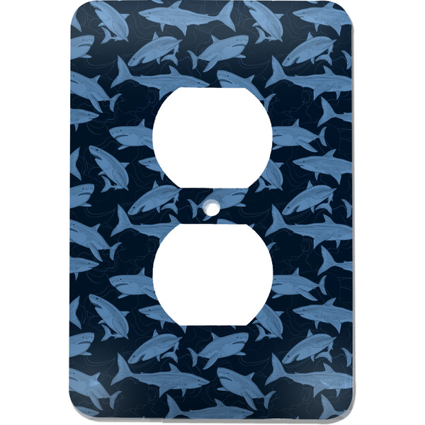 Custom Sharks Electric Outlet Plate