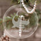 Sharks Engraved Glass Ornaments - Round-Main Parent