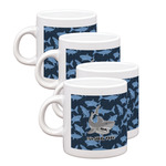 Sharks Single Shot Espresso Cups - Set of 4 (Personalized)