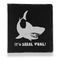 Sharks Leather Binder - 1" - Black (Personalized)
