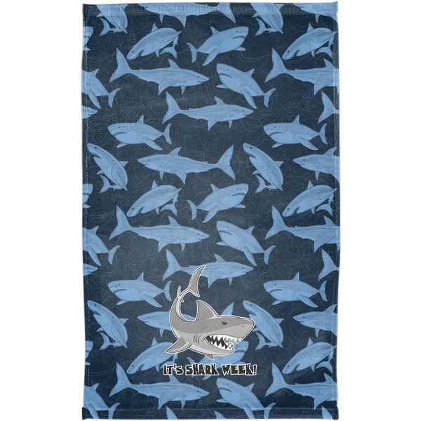 Sharks Finger Tip Towel - Full View