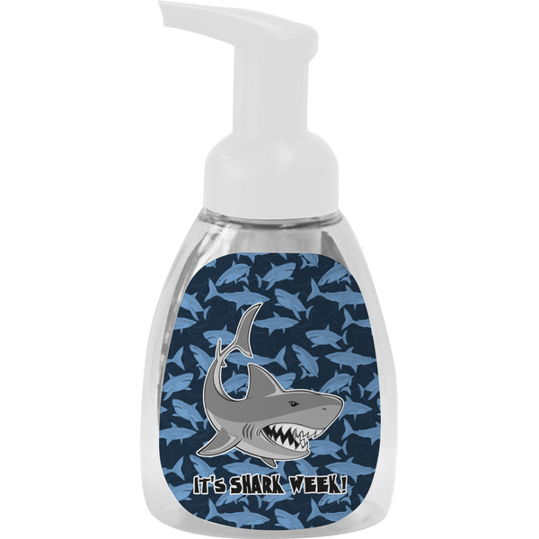 Custom Sharks Foam Soap Bottle - White (Personalized)