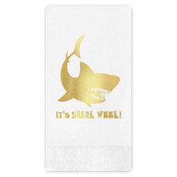 Sharks Guest Napkins - Foil Stamped (Personalized)