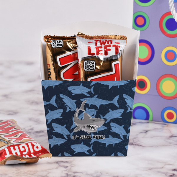 Sharks French Fry Favor Box - w/ Treats View