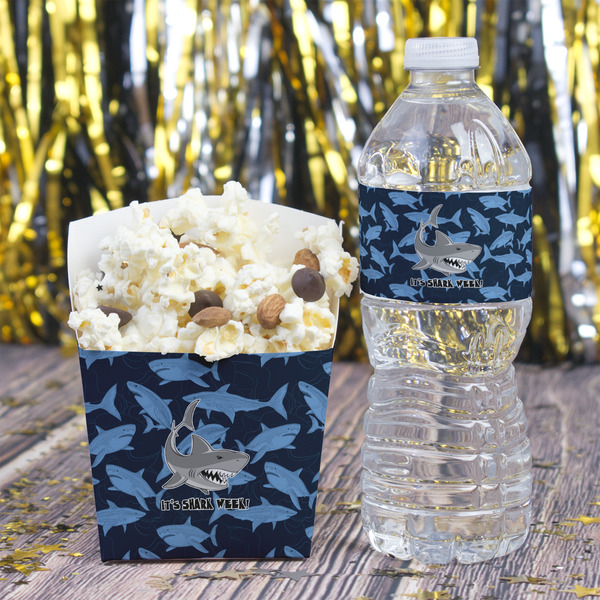 Sharks French Fry Favor Box - w/ Water Bottle