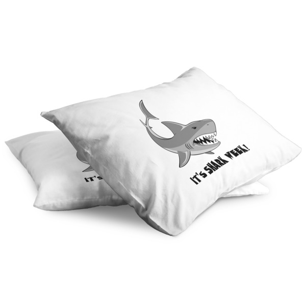 Sharks Full Pillow Case - TWO (partial print)