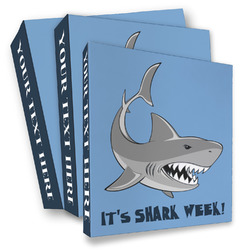 Sharks 3 Ring Binder - Full Wrap (Personalized)
