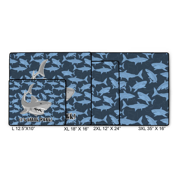 Sharks Gaming Mats - SIZE CHART