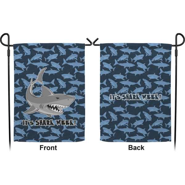 Sharks Garden Flag - Double Sided Front and Back