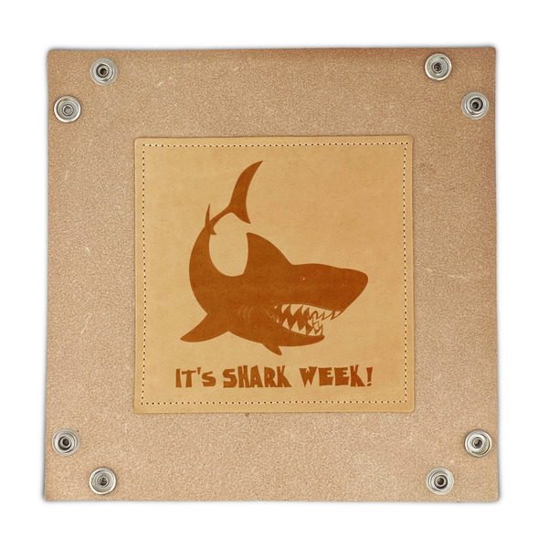Sharks Genuine Leather Valet Trays - FRONT (flat)