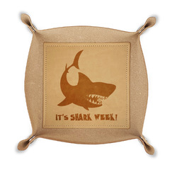 Sharks Genuine Leather Dice Tray (Personalized)
