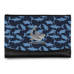 Sharks Genuine Leather Women's Wallet - Small (Personalized)