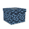 Sharks Gift Box with Lid - Canvas Wrapped - Medium (Personalized)