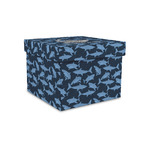 Sharks Gift Box with Lid - Canvas Wrapped - Small (Personalized)
