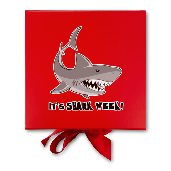 Sharks Gift Boxes with Magnetic Lid - Red - Approval
