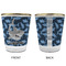 Sharks Glass Shot Glass - with gold rim - APPROVAL