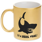 Sharks Metallic Gold Mug (Personalized)
