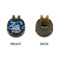 Sharks Golf Ball Hat Clip Marker - Apvl - GOLD