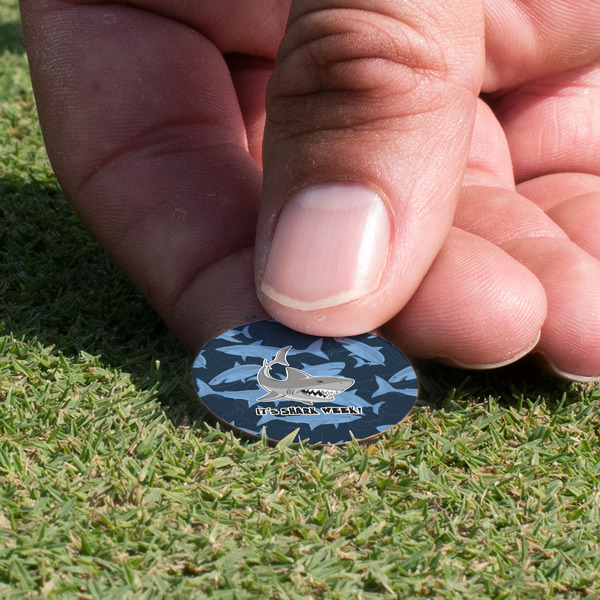 Sharks Golf Ball Marker - Hand