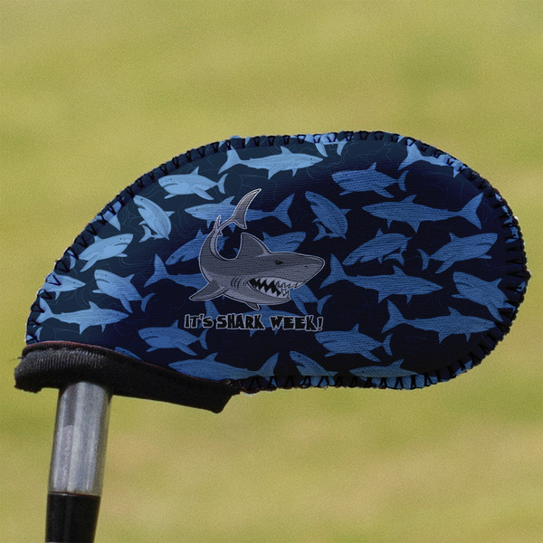 Custom Sharks Golf Club Iron Cover - Single (Personalized)