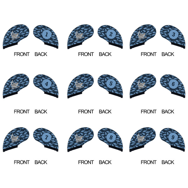 Sharks Golf Club Covers - APPROVAL (set of 9)