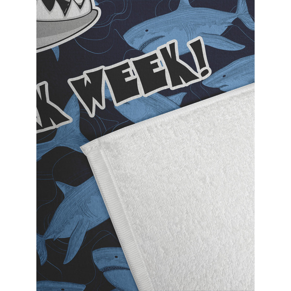 Sharks Golf Towel - DETAIL (Small Full Print)