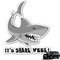 Sharks Graphic Car Decal