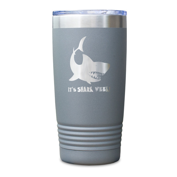 Sharks Gray Polar Camel Tumbler - 20oz - Single Sided - Approval