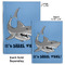 Sharks Hard Cover Journal - Compare