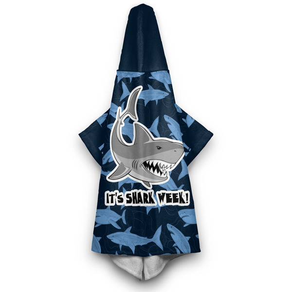 Sharks Hooded Towel - Hanging