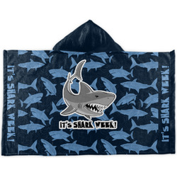 Sharks Kids Hooded Towel (Personalized)