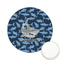Sharks Printed Cookie Topper - 2.15" (Personalized)