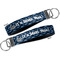Sharks Key-chain - Metal and Nylon - Front and Back