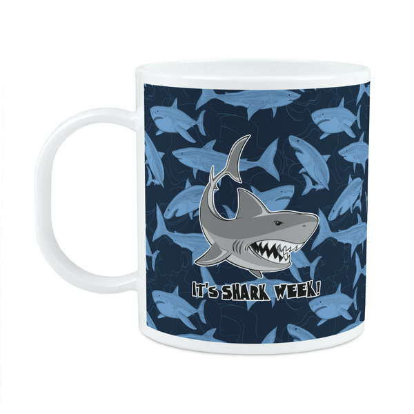 Custom Sharks Plastic Kids Mug (Personalized)