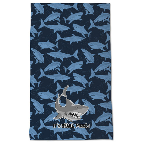 Sharks Kitchen Towel - Poly Cotton - Full Front
