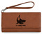 Sharks Ladies Wallet - Leather - Rawhide - Front View