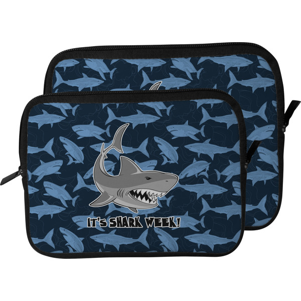 Sharks Laptop Sleeve (Size Comparison)