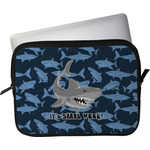 Sharks Laptop Sleeve / Case - 15" w/ Name or Text