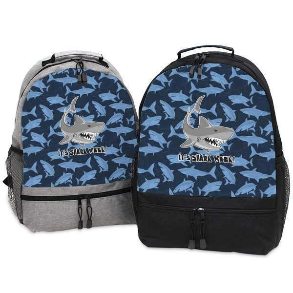 Sharks Large Backpacks - Both