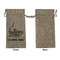 Sharks Large Burlap Gift Bags - Front Approval
