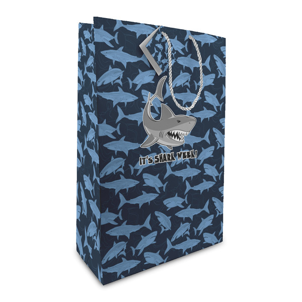 Custom Sharks Large Gift Bag (Personalized)