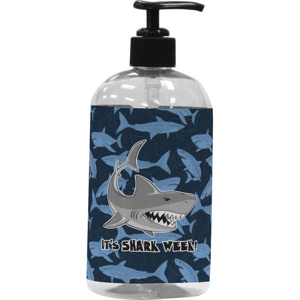 Custom Sharks Plastic Soap / Lotion Dispenser (Personalized)