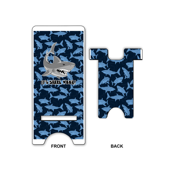 Sharks Large Phone Stand - Front & Back