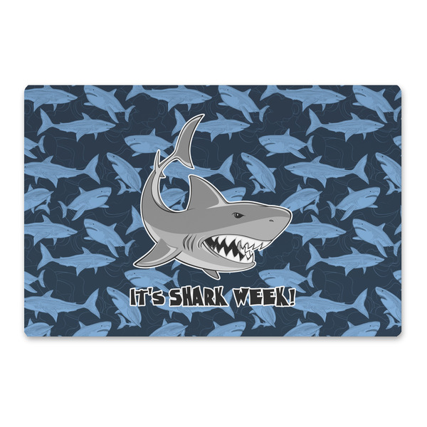 Custom Sharks Large Rectangle Car Magnet (Personalized)