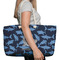 Sharks Large Rope Tote Bag - In Context View